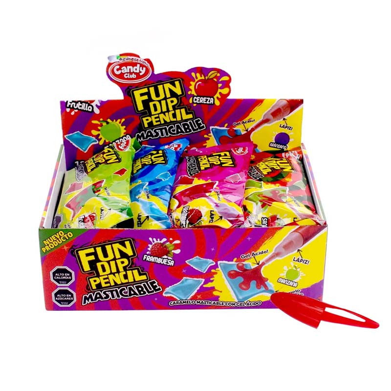 Fun Dip Pencil Masticable Fun Dip Pencil Masticable dulces ácidos