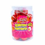 Gomita 4D Frutilla con centro liquido