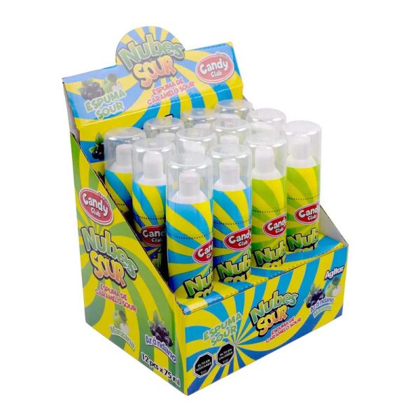 Nube Sour dulce en espuma ácida