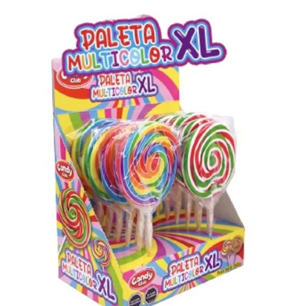 Paleta Caramelo Multicolor XL