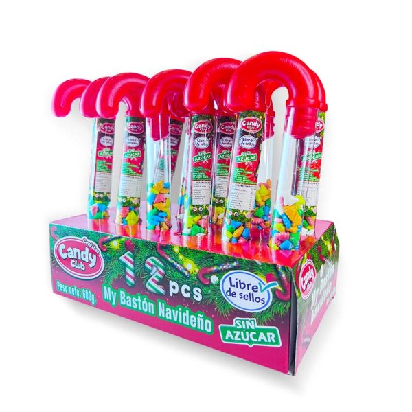 My Bastón Navideño dulce de candy club