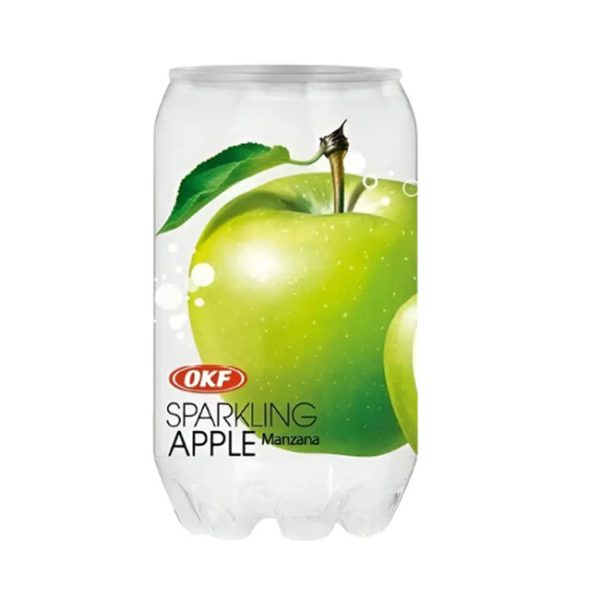 Agua gasificada Sparkling Manzana 350 ml OKF