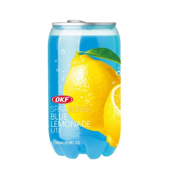 Agua gasificada Sparkling limonada azul 350 ml OKF