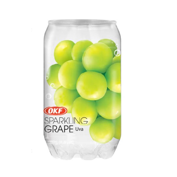 Agua gasificada Sparkling Uva 350 ml OKF