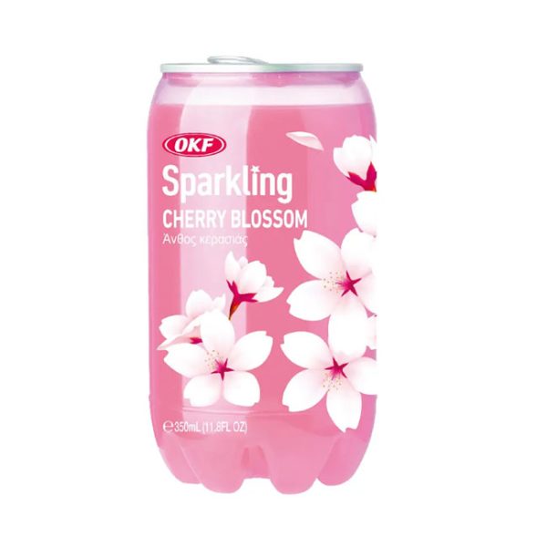Agua gasificada Sparkling Cherry Blossom 350 ml OKF