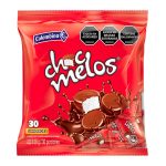 marshmallows chomelos de vainilla bañados en chocolate