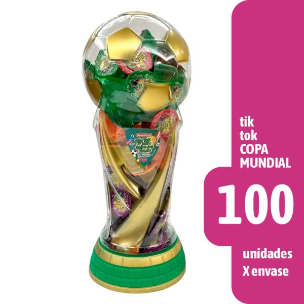Mini jaleas 100 unidades en copa mundial de plastico
