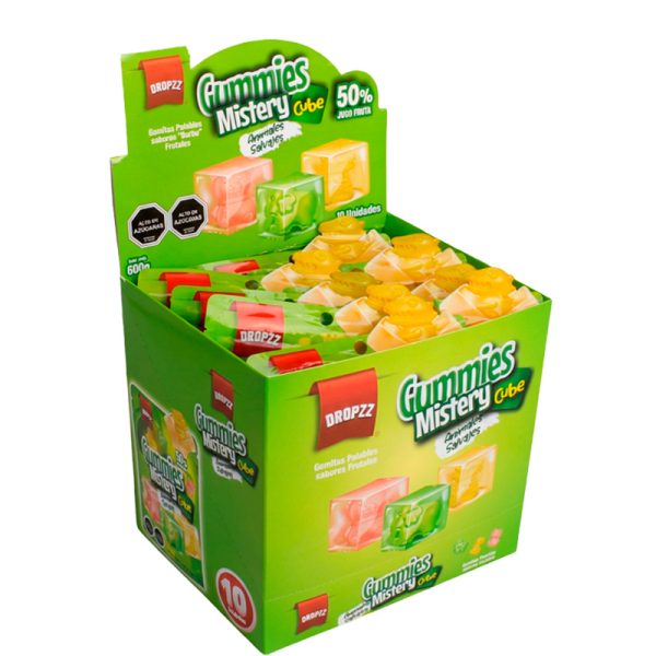 Gummies Mistery Cube animales salvajes gomitas pelables