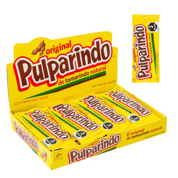 Pulparindo Original display de 20 unidades