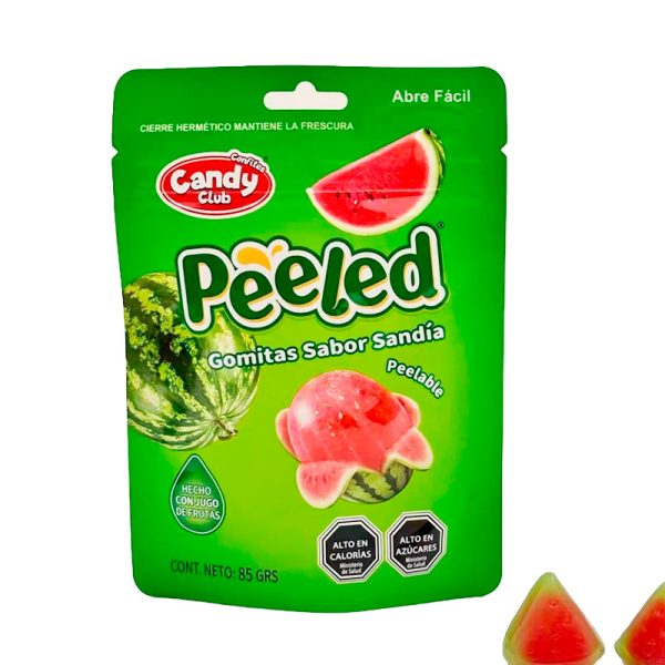 Gomitas Peeled de Sabor Sandía de Candy Club