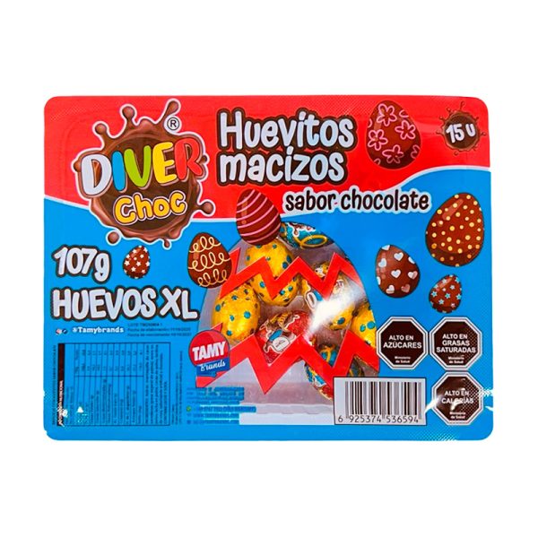 Huevitos Macizos XL 107g DiverChoc