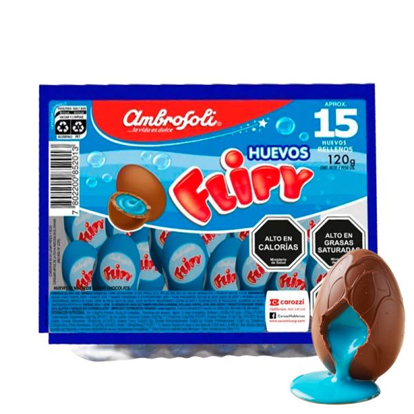 Huevo Flipy Chocolate Relleno Frutal