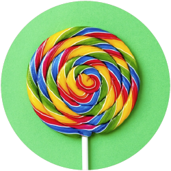 coyac y paletas de dulces