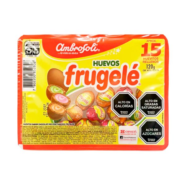 Frugelé Huevitos de Pascua bandeja de 15 unidades ambrosoli