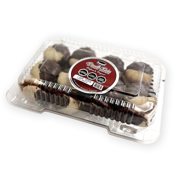Galletas Bañadas en chocolate con relleno de manjar 20 unidades