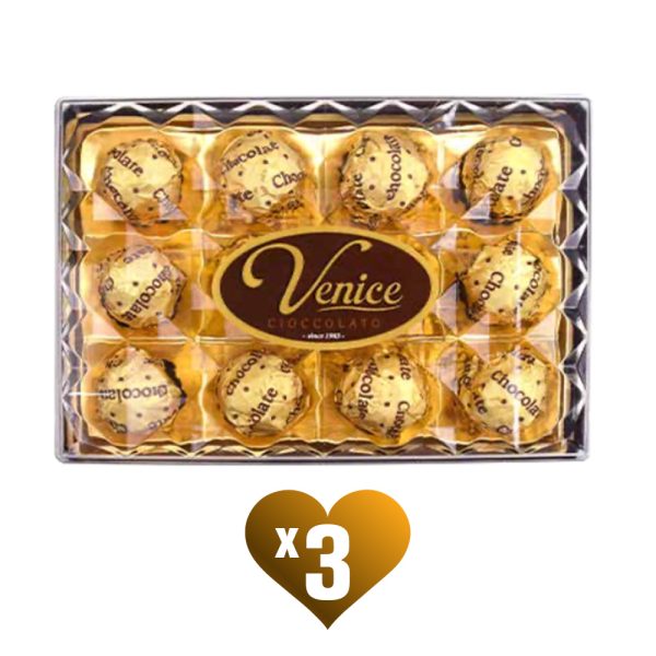 VENICE Caja Acrilico 12 Bombones