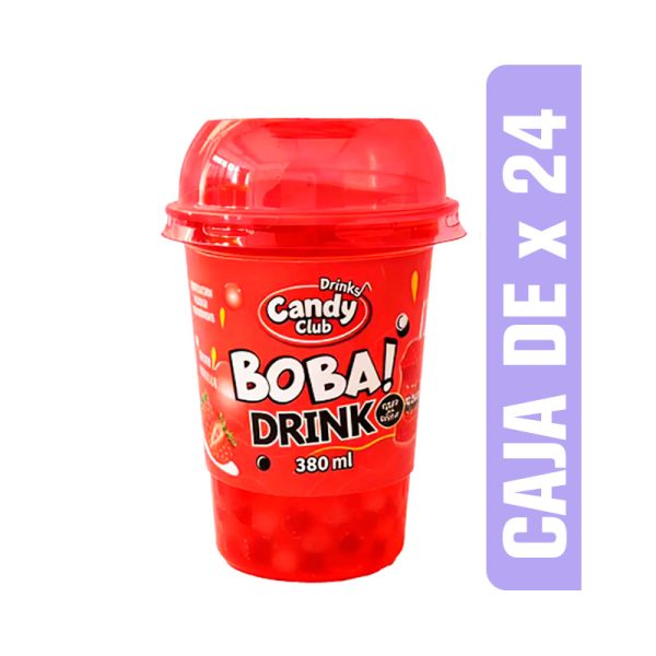 Boba Drink Frutilla de candy club