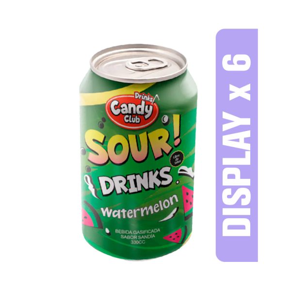 Sour Drink Sandía Display x6