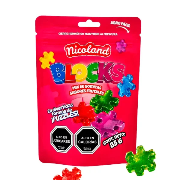 Gomitas Block mix frutales de nicoland